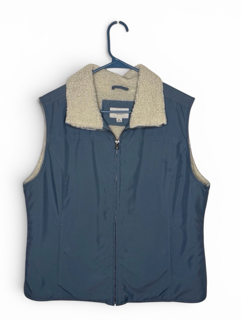 Sonoma Light Blue Vest with Cream Fleece Lining